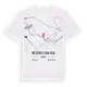 Mézières-sur-Oise karta t-shirt