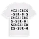 Mézières-sur-Oise ordlek t-shirt