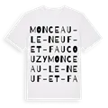 Monceau-le-Neuf-et-Faucouzy ordlek t-shirt