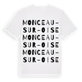 Monceau-sur-Oise ordlek t-shirt