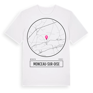 Monceau-sur-Oise t-shirt – ekologisk bomull t-shirt från Pinshirt