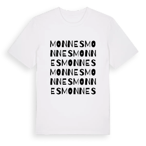 Monnes ordlek t-shirt – ekologisk bomull t-shirt från Pinshirt