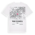 Mons-en-Barœul karta t-shirt