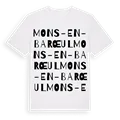 Mons-en-Barœul ordlek t-shirt