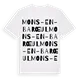 Mons-en-Barœul ordlek t-shirt