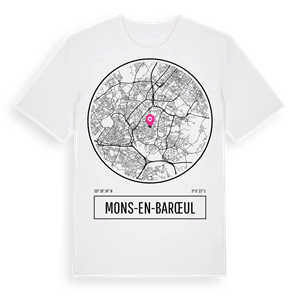 Mons-en-Barœul t-shirt – ekologisk bomull t-shirt från Pinshirt