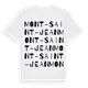Mont-Saint-Jean ordlek t-shirt