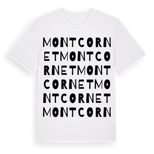 Montcornet ordlek t-shirt – ekologisk bomull t-shirt från Pinshirt