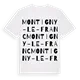 Montigny-le-Franc ordlek t-shirt
