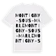 Montigny-sous-Marle ordlek t-shirt