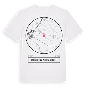 Montigny-sous-Marle t-shirt – ekologisk bomull t-shirt från Pinshirt