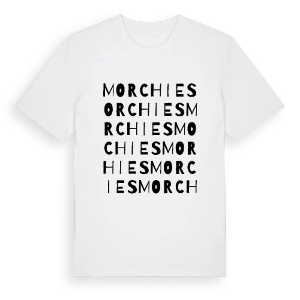 Morchies ordlek t-shirt – ekologisk bomull t-shirt från Pinshirt