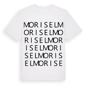 Morisel ordlek t-shirt – ekologisk bomull t-shirt från Pinshirt