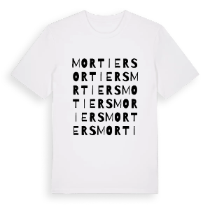 Mortiers ordlek t-shirt – ekologisk bomull t-shirt från Pinshirt