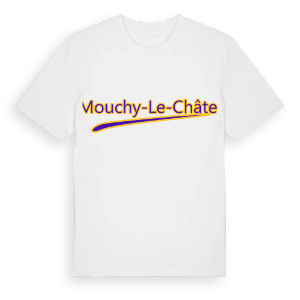 Mouchy-le-Châtel baseball t-shirt – ekologisk bomull t-shirt från Pinshirt