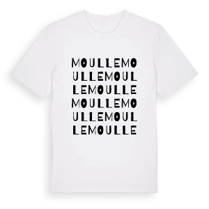 Moulle ordlek t-shirt – ekologisk bomull t-shirt från Pinshirt