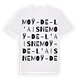 Moÿ-de-l'Aisne ordlek t-shirt