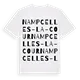 Nampcelles-la-Cour ordlek t-shirt