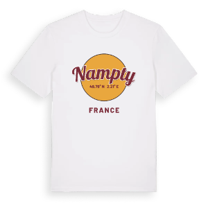Nampty cirkel t-shirt – ekologisk bomull t-shirt från Pinshirt
