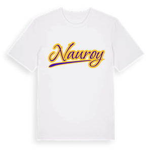 Nauroy baseball t-shirt – ekologisk bomull t-shirt från Pinshirt