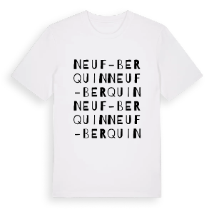Neuf-Berquin ordlek t-shirt – ekologisk bomull t-shirt från Pinshirt