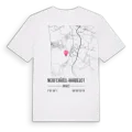 Neufchâtel-Hardelot karta t-shirt
