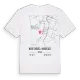 Neufchâtel-Hardelot karta t-shirt