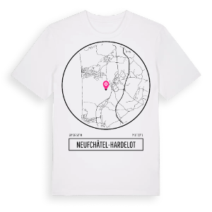Neufchâtel-Hardelot t-shirt – ekologisk bomull t-shirt från Pinshirt