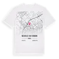 Neuville-en-Ferrain karta t-shirt