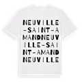 Neuville-Saint-Amand ordlek t-shirt
