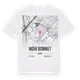 Noir Bonnet karta t-shirt