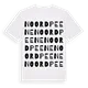 Noordpeene ordlek t-shirt