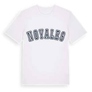 Noyales college t-shirt – ekologisk bomull t-shirt från Pinshirt
