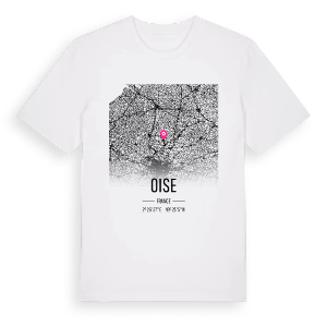 Oise karta t-shirt – ekologisk bomull t-shirt från Pinshirt