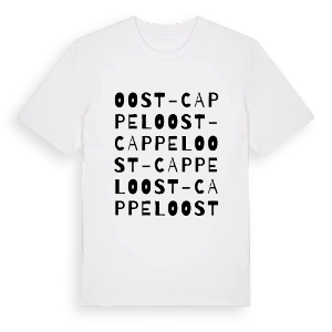 Oost-Cappel ordlek t-shirt – ekologisk bomull t-shirt från Pinshirt