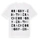 Origny-en-Thiérache ordlek t-shirt