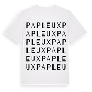 Papleux ordlek t-shirt – ekologisk bomull t-shirt från Pinshirt
