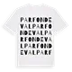 Parfondeval ordlek t-shirt