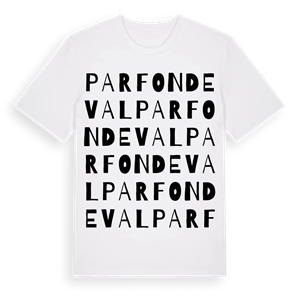 Parfondeval ordlek t-shirt – ekologisk bomull t-shirt från Pinshirt