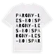 Pargny-les-Bois ordlek t-shirt