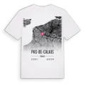 Pas-de-Calais karta t-shirt