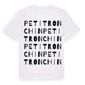 Petit Ronchin ordlek t-shirt – ekologisk bomull t-shirt från Pinshirt