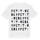 Petit-Verly ordlek t-shirt