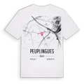 Peuplingues karta t-shirt