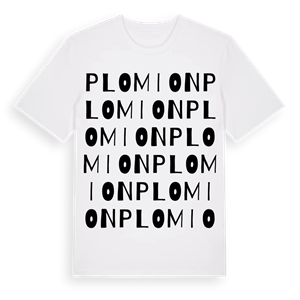 Plomion ordlek t-shirt – ekologisk bomull t-shirt från Pinshirt