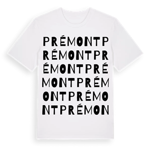 Prémont ordlek t-shirt – ekologisk bomull t-shirt från Pinshirt