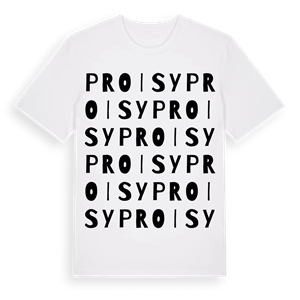 Proisy ordlek t-shirt – ekologisk bomull t-shirt från Pinshirt