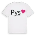 Pys hjärta t-shirt