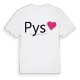 Pys hjärta t-shirt