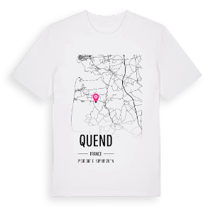 Quend karta t-shirt – ekologisk bomull t-shirt från Pinshirt
